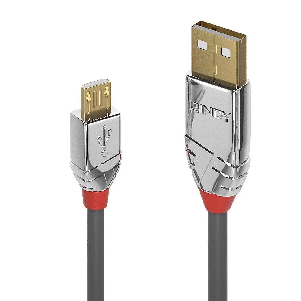 CABLE USB2 A TO MICRO-B 3M CROMO 36653 LINDY