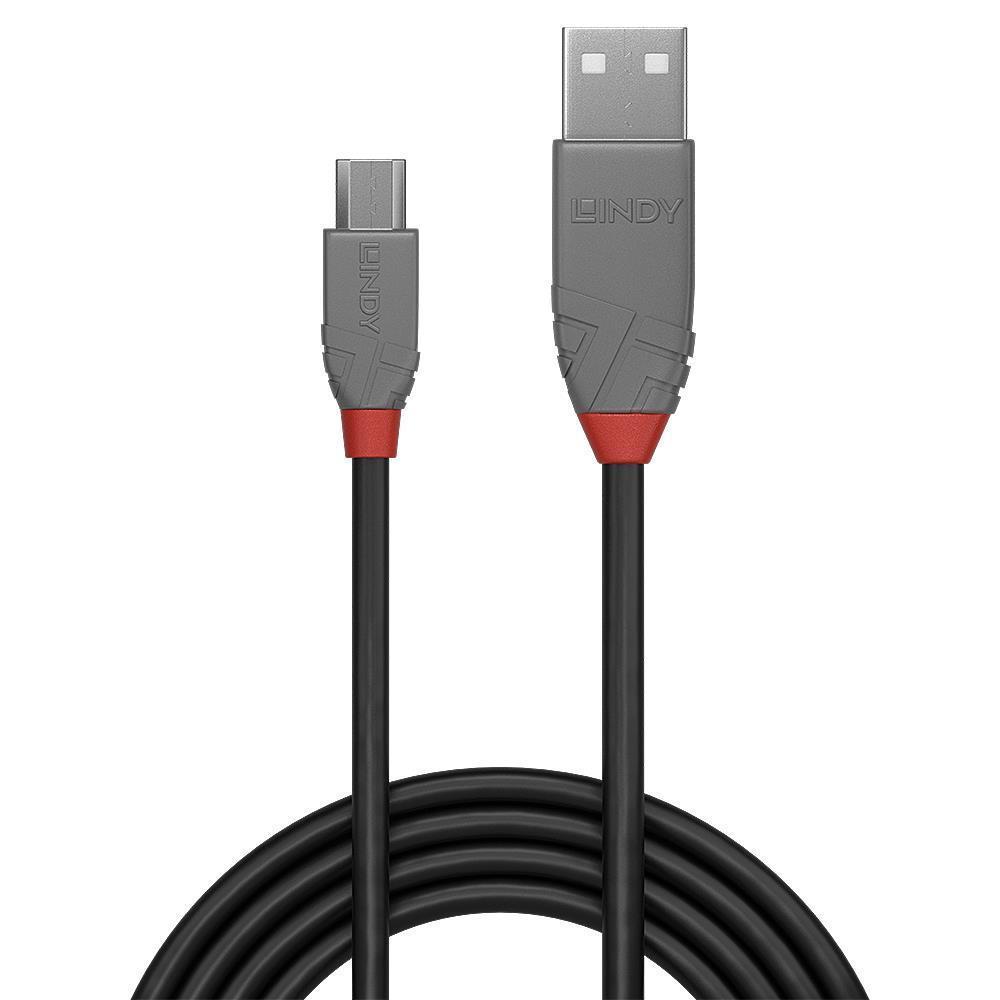 CABLE USB2 A TO MICRO-B 5M ANTHRA 36735 LINDY