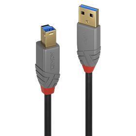 CABLE USB3 2 A-B 5M ANTHRA 36744 LINDY
