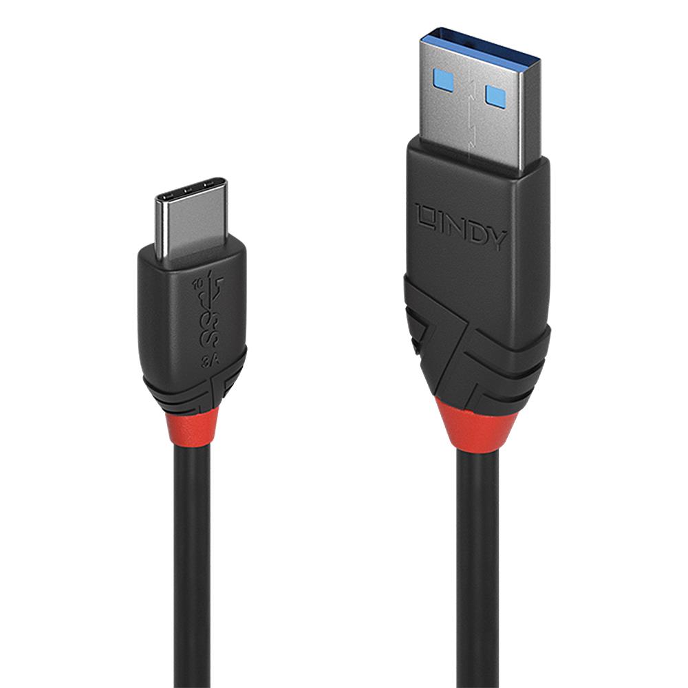 CABLE USB3 2 A-C 1M BLACK 36916 LINDY