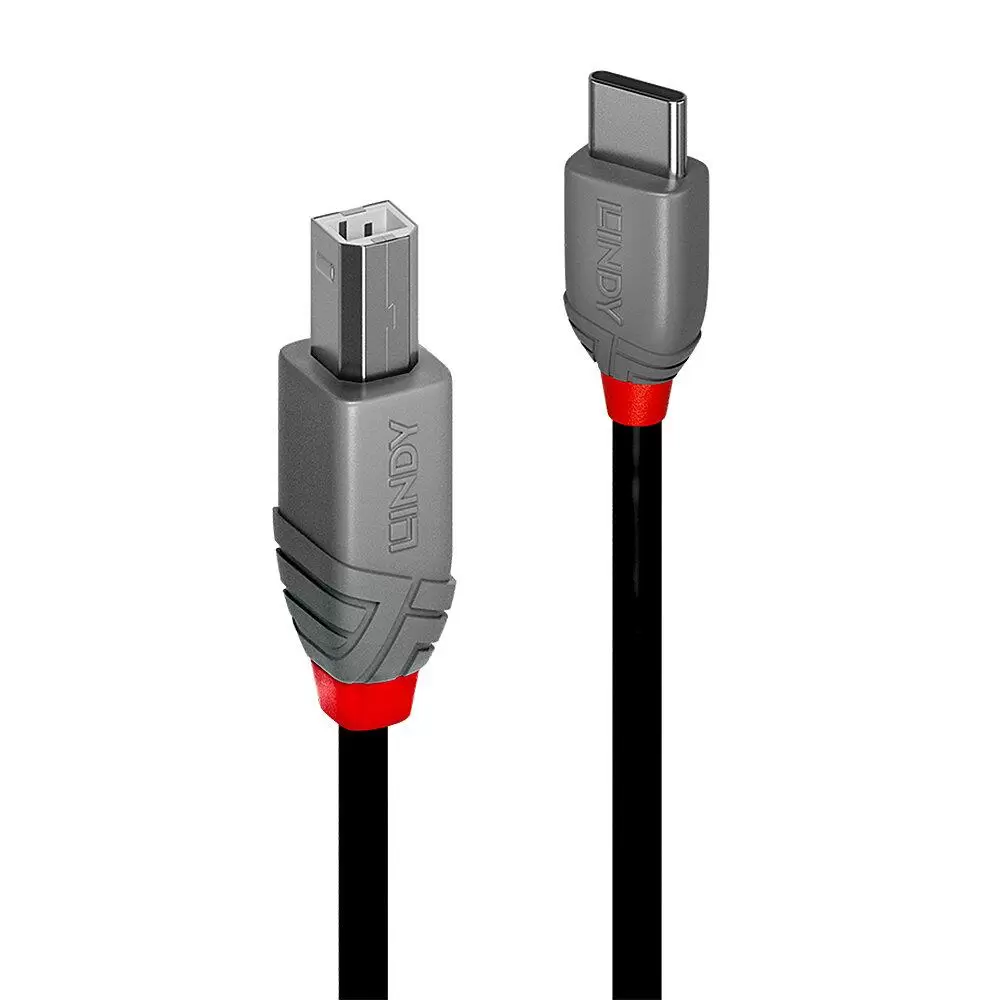 CABLE USB2 C-B 3M ANTHRA 36943 LINDY
