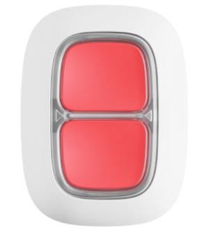 KEYFOB WIRELESS DOUBLE BUTTON WHITE 38103 AJAX