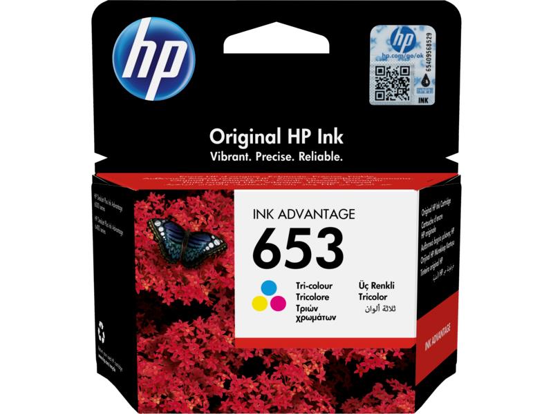 INK CARTRIDGE COLOR NO 653 3YM74AE HP