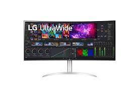 LCD Monitor LG 40WP95CP-W 39 7   Business Curved 21   9 Panel IPS 5120x2160 21 9 5 ms Speakers Swivel Height adjustable Tilt Colour White 40WP95CP-W