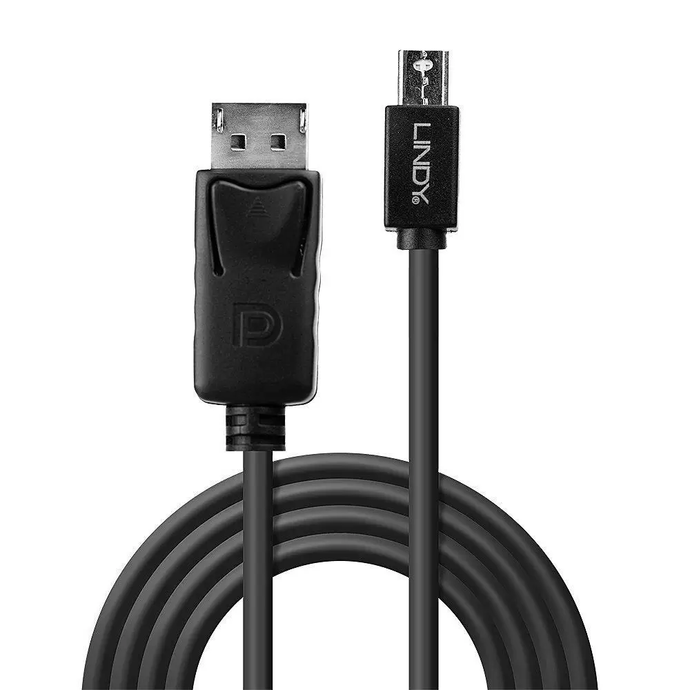 CABLE MINI DP TO DP 3M BLACK 41647 LINDY