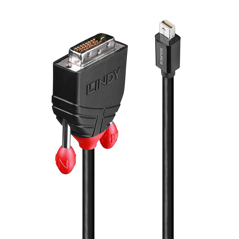 CABLE MINI DP TO DVI 3M BLACK 41953 LINDY