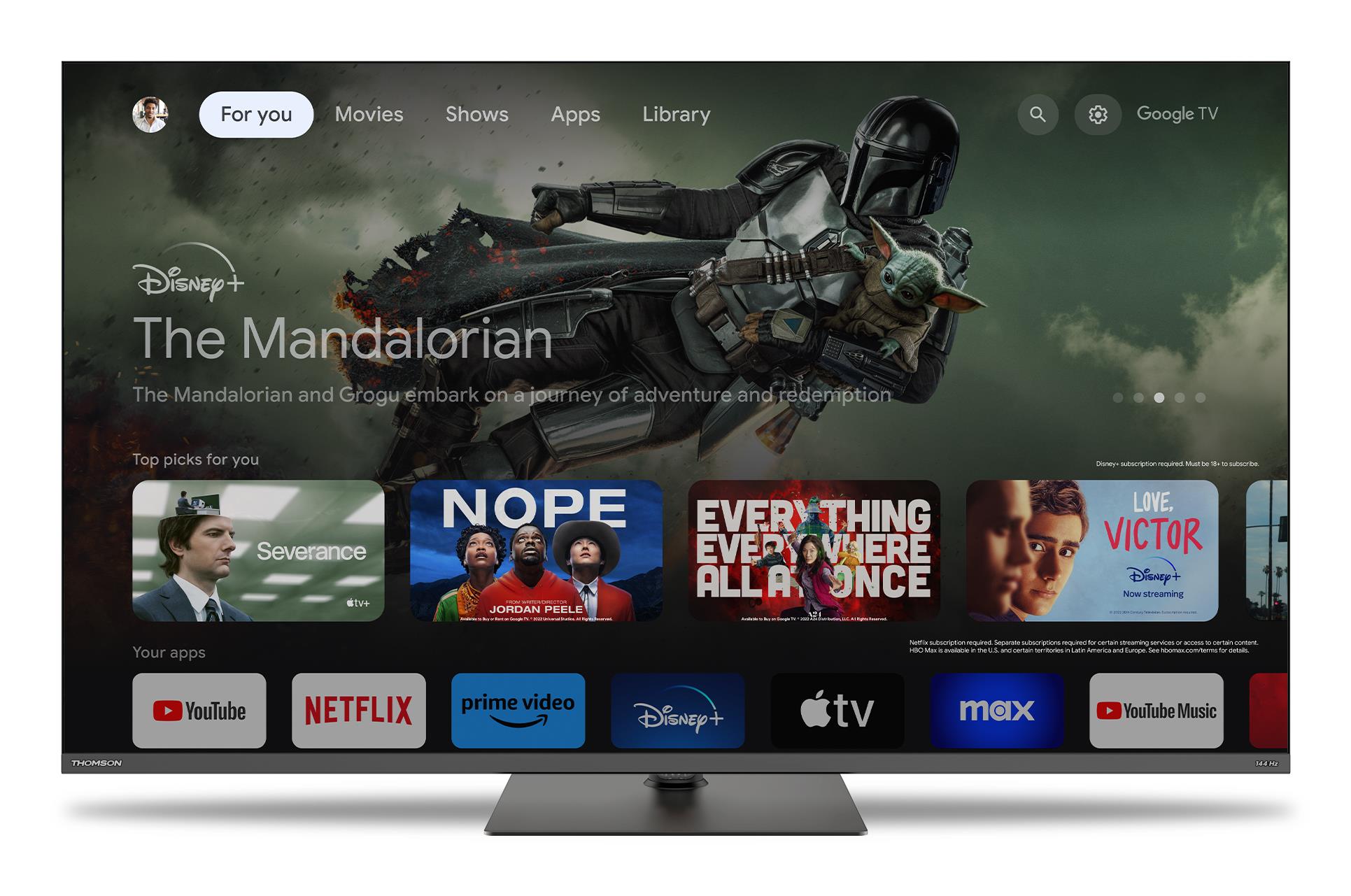 TV Set THOMSON 43    4K Ultra HD 3840 x 2160 pixels Flat 16 9 QLED Pro 43QG7C04