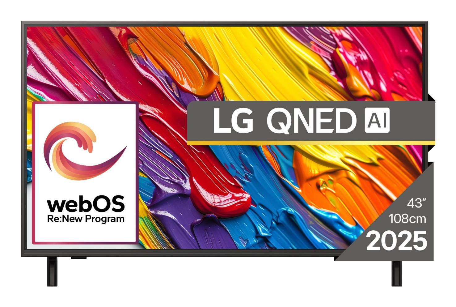 TV Set LG 43    4K Ultra HD 3840 x 2160 pixels Flat 16 9 QNED 43QNED84A3C