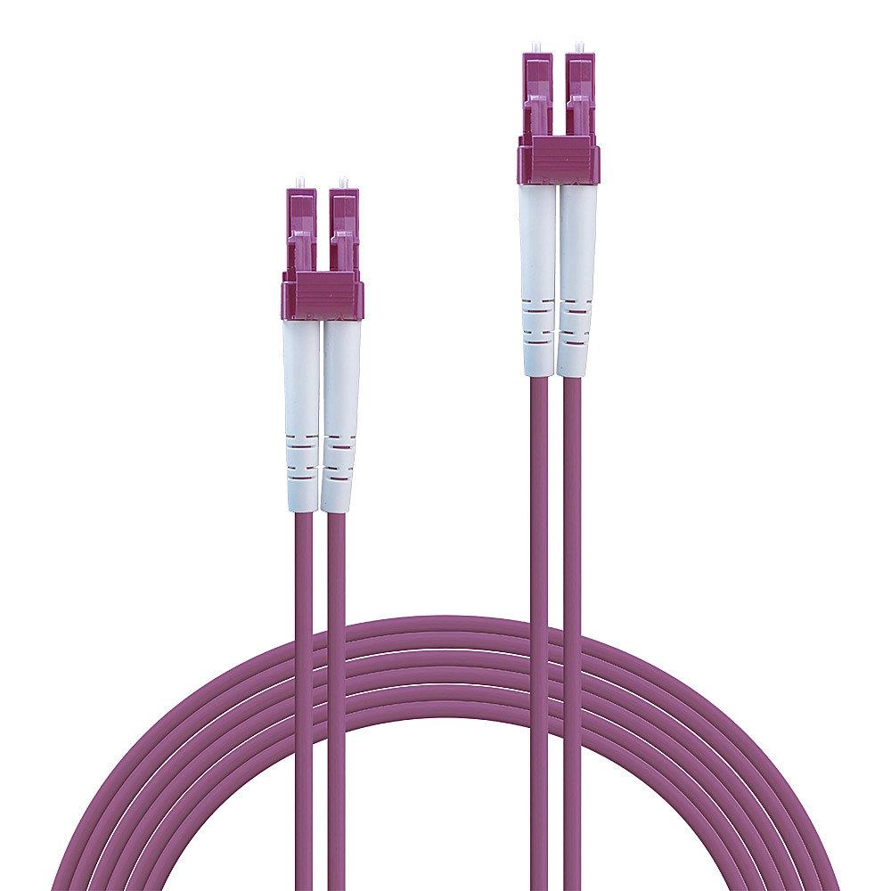 CABLE FIBRE OPTIC LC LC OM4 1M 46340 LINDY