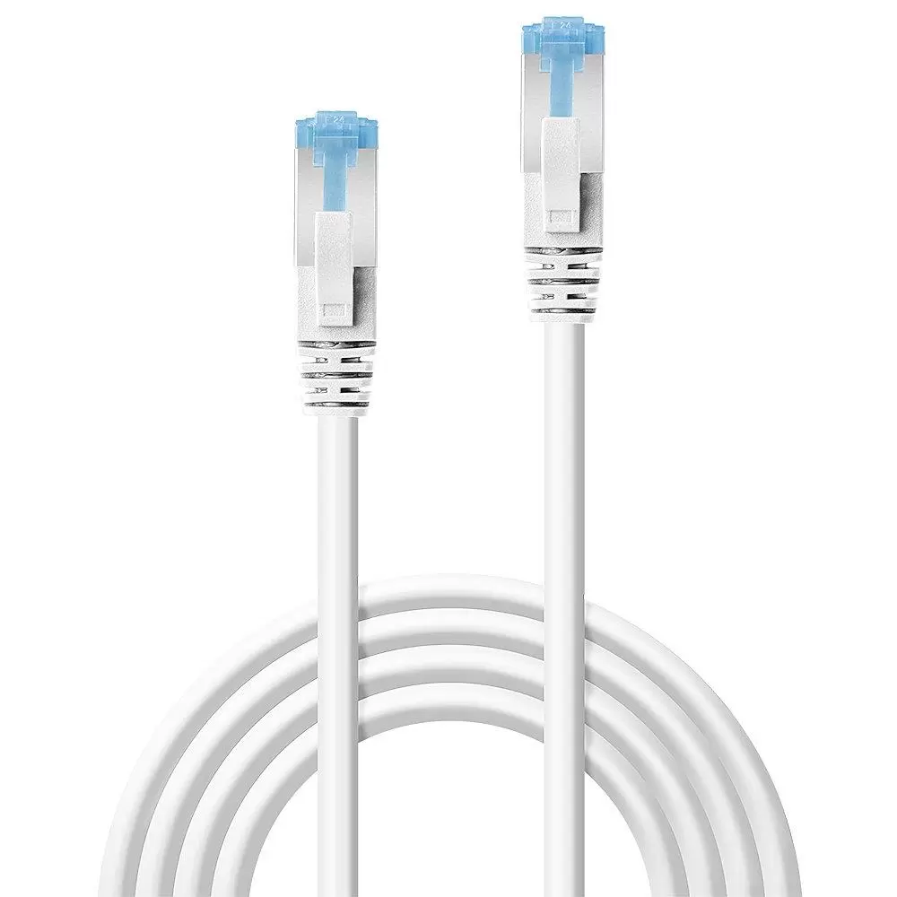 CABLE CAT6A S FTP 0.3M WHITE 47190 LINDY