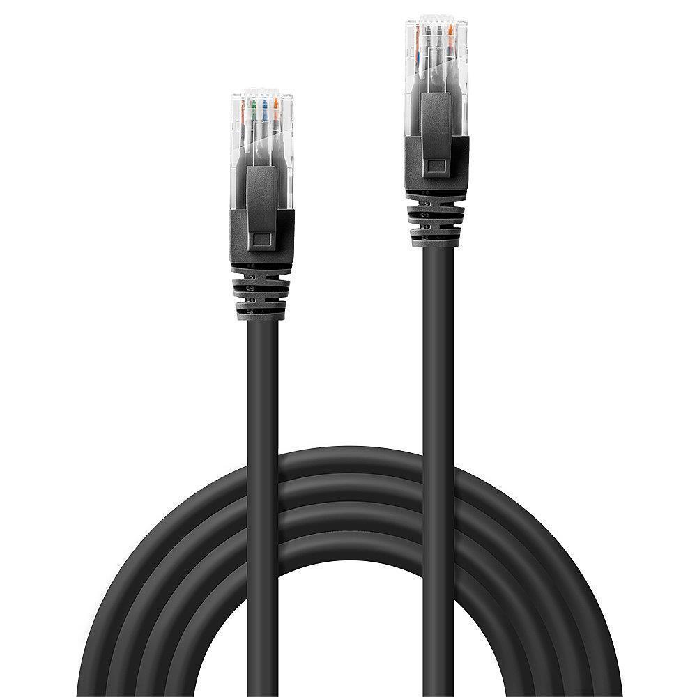 CABLE CAT6 U UTP 0.5M BLACK 48076 LINDY