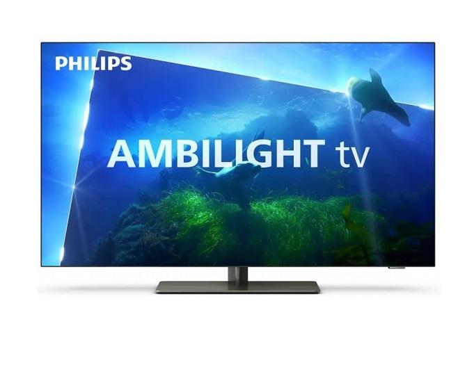 TV Set PHILIPS 48   OLED Smart 3840x2160 Wireless LAN Bluetooth Google TV Metallic 48OLED818 12