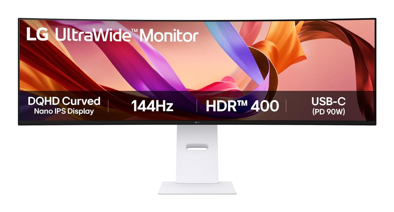 LCD Monitor LG 49    5120 x 1440 pixels Dual QHD Native aspect ratio 32 9 LED Curved 49U950A-W