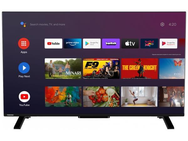TV Set TOSHIBA 50   4K Smart 3840x2160 Wireless LAN Bluetooth Android TV Black 50UA2363DG