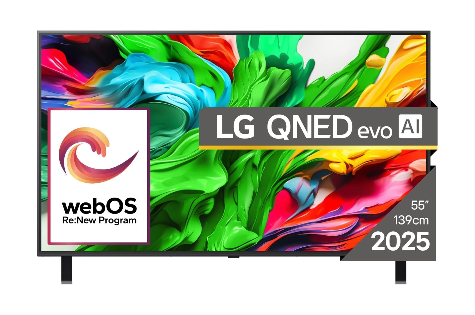 TV Set LG 55    4K Ultra HD 3840 x 2160 pixels Flat 16 9 QNED evo 55QNED85A3C