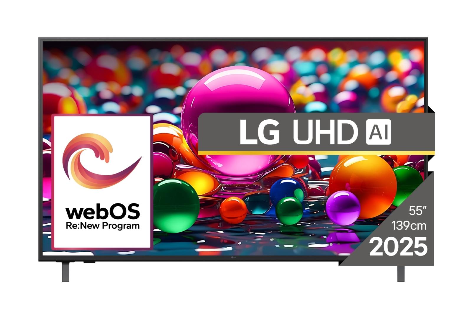 TV Set LG 55   4K Smart 3840x2160 Wireless LAN Bluetooth webOS 55UA75003LA