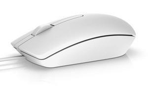 MOUSE USB OPTICAL MS116 WHITE 570-AAIP DELL