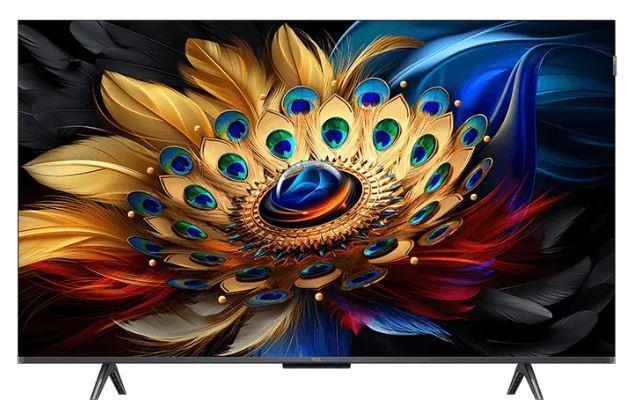 TV Set TCL 65   4K Smart QLED 3840x2160 Wireless LAN Bluetooth Google TV Black 65C655