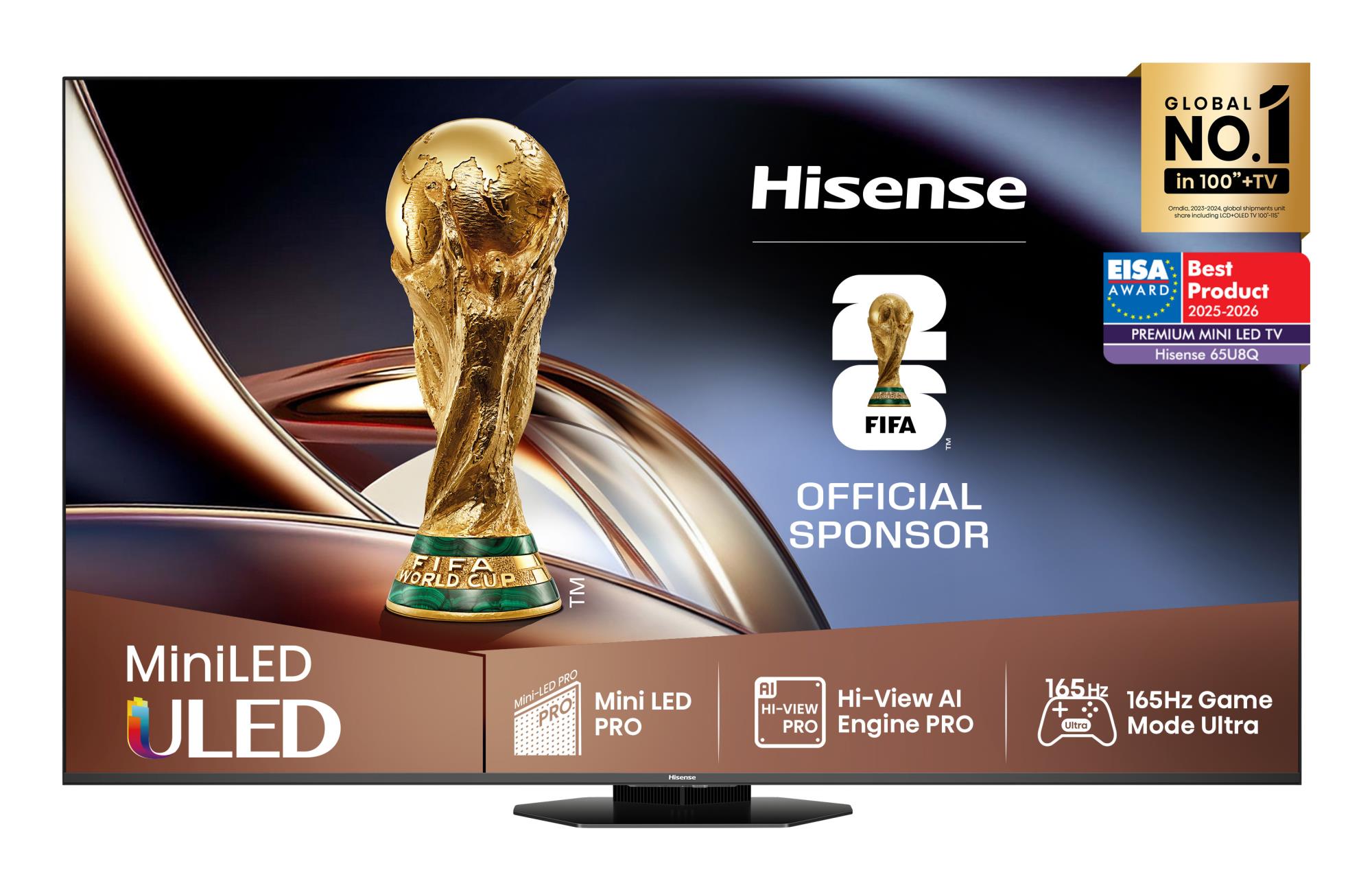 TV Set HISENSE 65    4K Ultra HD 3840 x 2160 pixels Flat 16 9 ULED 65U8Q