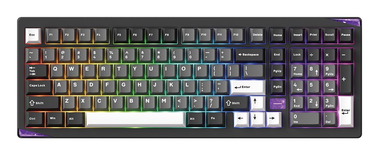 KEYBOARD WRL GEM 02 VIA BLACK SIL  6978414650828 AKKO
