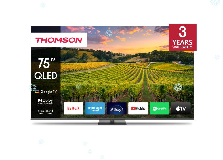TV Set THOMSON 75    4K Ultra HD 3840 x 2160 pixels Flat 16 9 QLED 75QG5C14