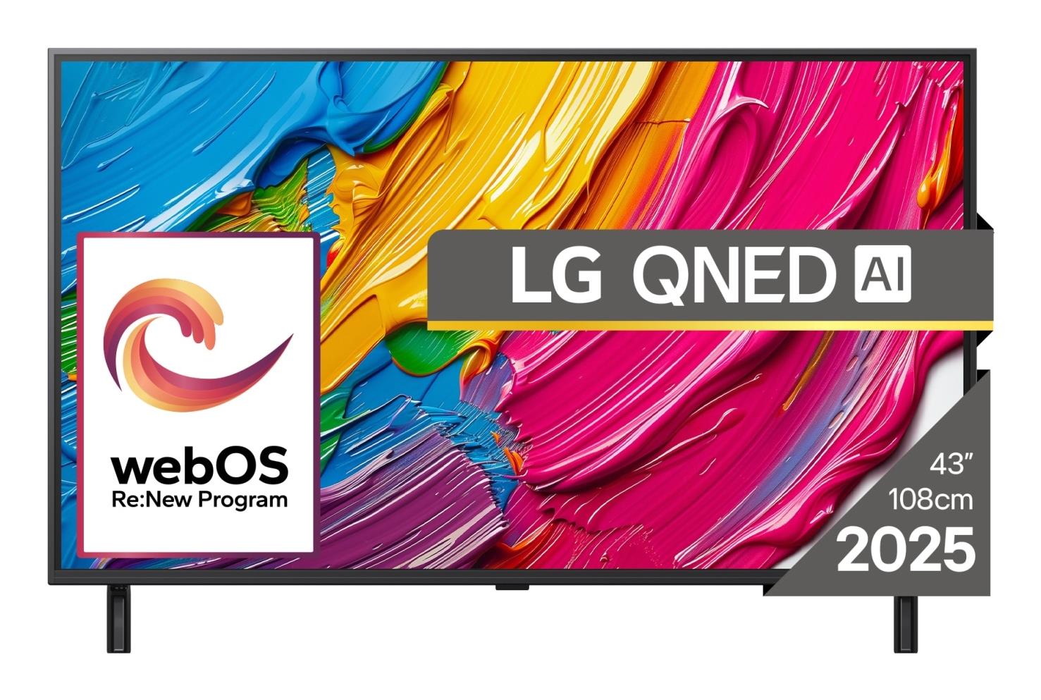 TV Set LG 75   4K Smart 3840x2160 Wireless LAN Bluetooth webOS Black 75QNED80A3A