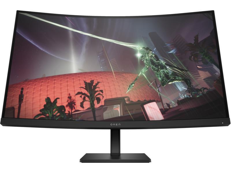 LCD Monitor HP 31 5   Gaming Curved Panel VA 2560x1440 16 9 165Hz Matte 1 ms Height adjustable Tilt Colour Black 780K6E9