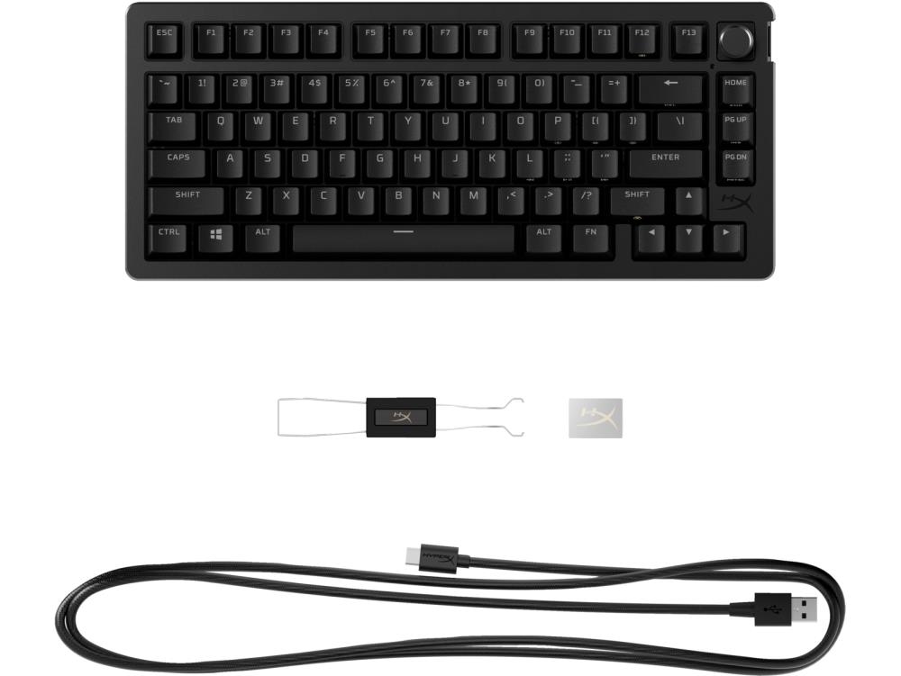 KEYBOARD ALLOY RISE 75 S BLACK 7G7A4AA ABA HYPERX