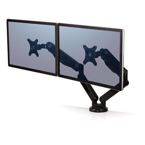 MONITOR ACC DESK MOUNT DUAL PLATINIUM 8042501 FELLOWES