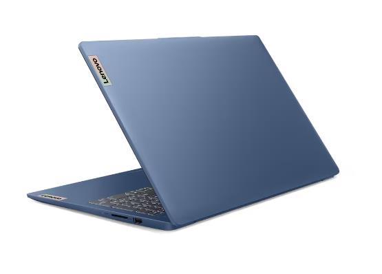 Notebook LENOVO IdeaPad Slim 3 15AMN8 CPU  Ryzen 3 7320U 2400 MHz 15 6   1920x1080 RAM 8GB DDR5 SSD 512GB AMD Radeon 610M Graphics Integrated ENG Card Reader SD Blue 1 62 kg 82XQ006XPB