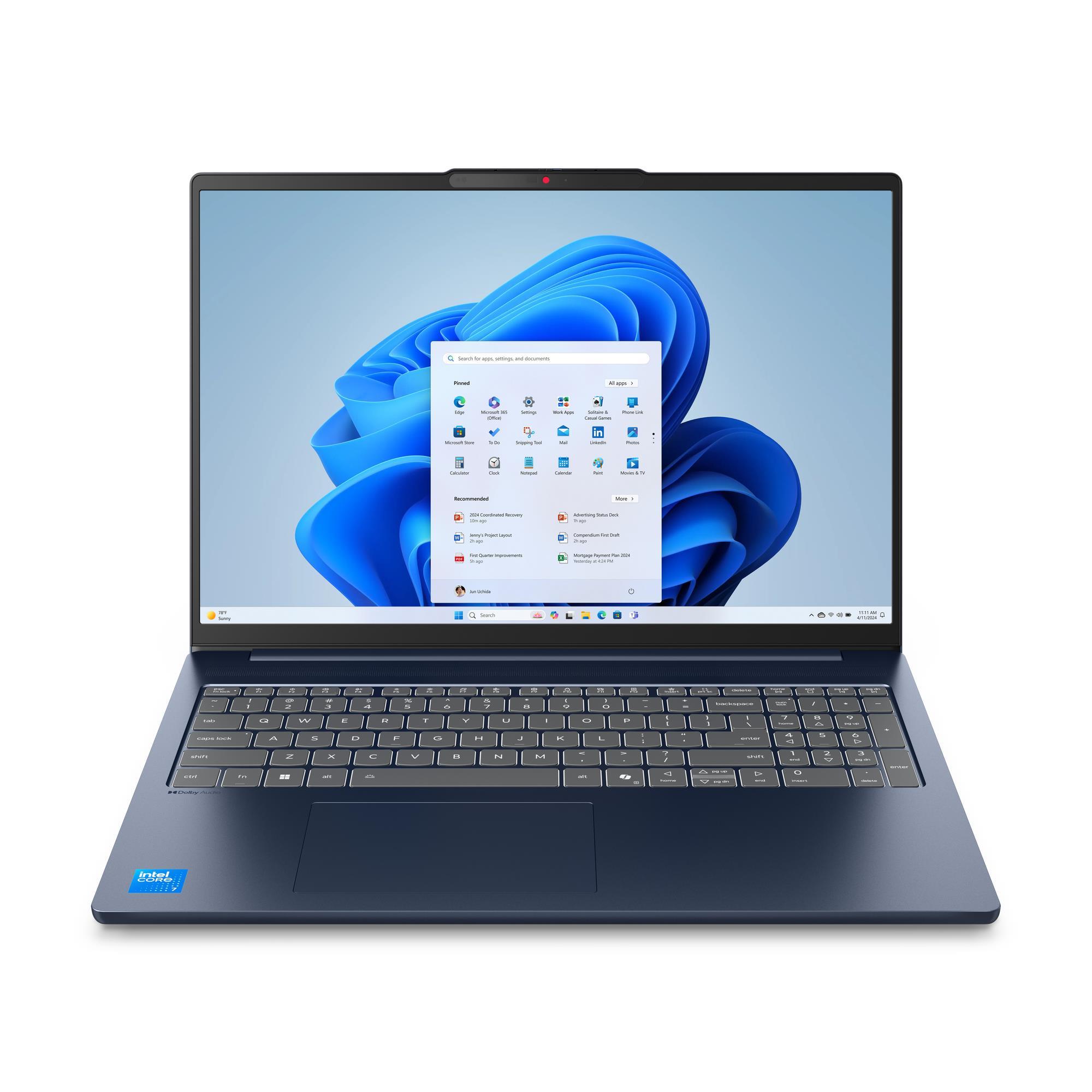 Notebook LENOVO IdeaPad Slim 5 16IRH10 CPU Intel   CoreT i5 i5-13420H 16    1920 x 1200 pixels RAM 16 GB DDR5-SDRAM SSD 1000 GB Discrete graphics Not available On-board graphics Yes Numeric keypad Yes Keyboard language English Colour Blue Weight 1 81 kg 5600 MHz 83HS0035RM