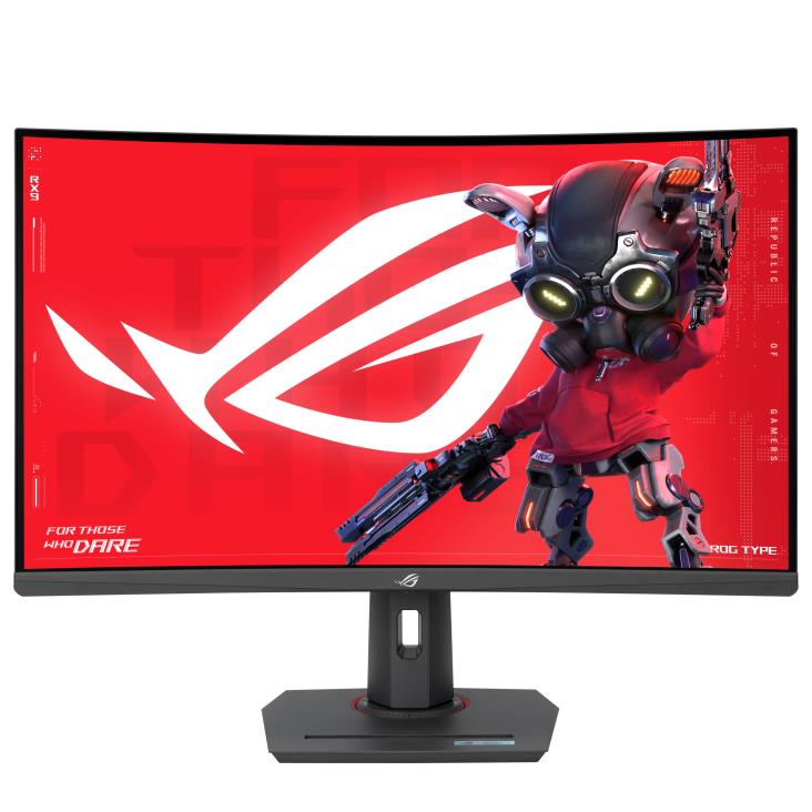 LCD Monitor ASUS ROG Strix XG32WCS 31 5   Gaming Curved Panel VA 2560x1440 16 9 180Hz 1 ms Swivel Height adjustable Tilt 90LM0AC0-B01970