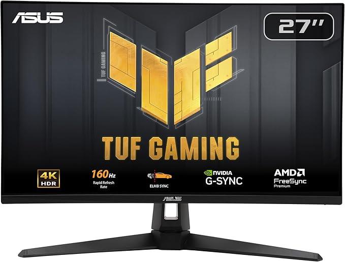 LCD Monitor ASUS 90LM0AR0-B01371 27   Gaming Panel IPS 3840x2160 16 9 160Hz Matte 1 ms Speakers Tilt Colour Black 90LM0AR0-B01371