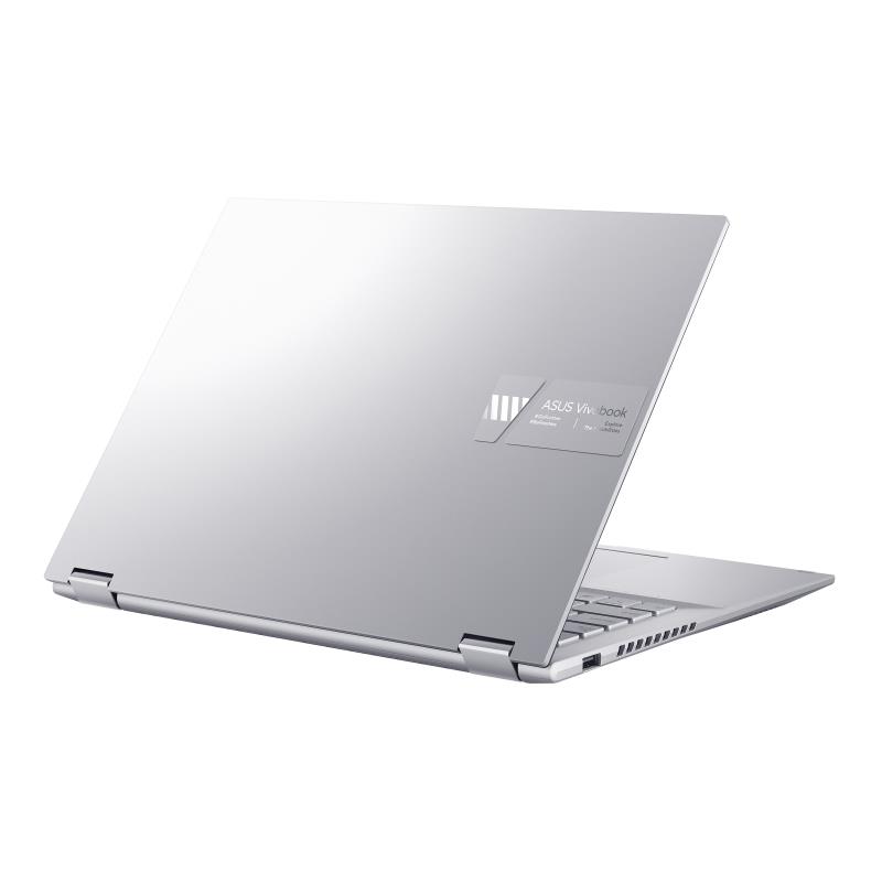 Notebook ASUS VivoBook Flip TN3402YA CPU  Ryzen 5 7430U 2300 MHz 14   Touchscreen 2880x1800 RAM 16GB DDR4 SSD 1TB AMD Radeon Graphics Integrated ENG Windows 11 Home Silver 1 5 kg 90NB1112-M00H20