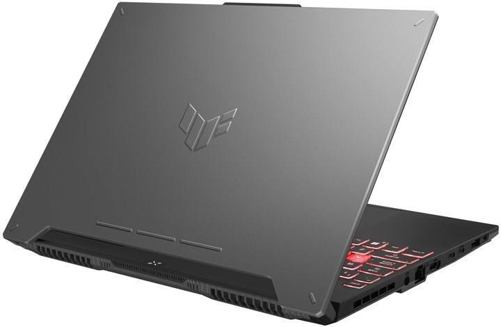 Notebook ASUS TUF FA507NU CPU  Ryzen 5 7535HS 3300 MHz 15 6   1920x1080 RAM 16GB DDR5 4800 MHz SSD 512GB NVIDIA GeForce RTX 4050 6GB ENG Windows 11 Home Grey 2 2 kg 90NR0EB5-M00HZ0