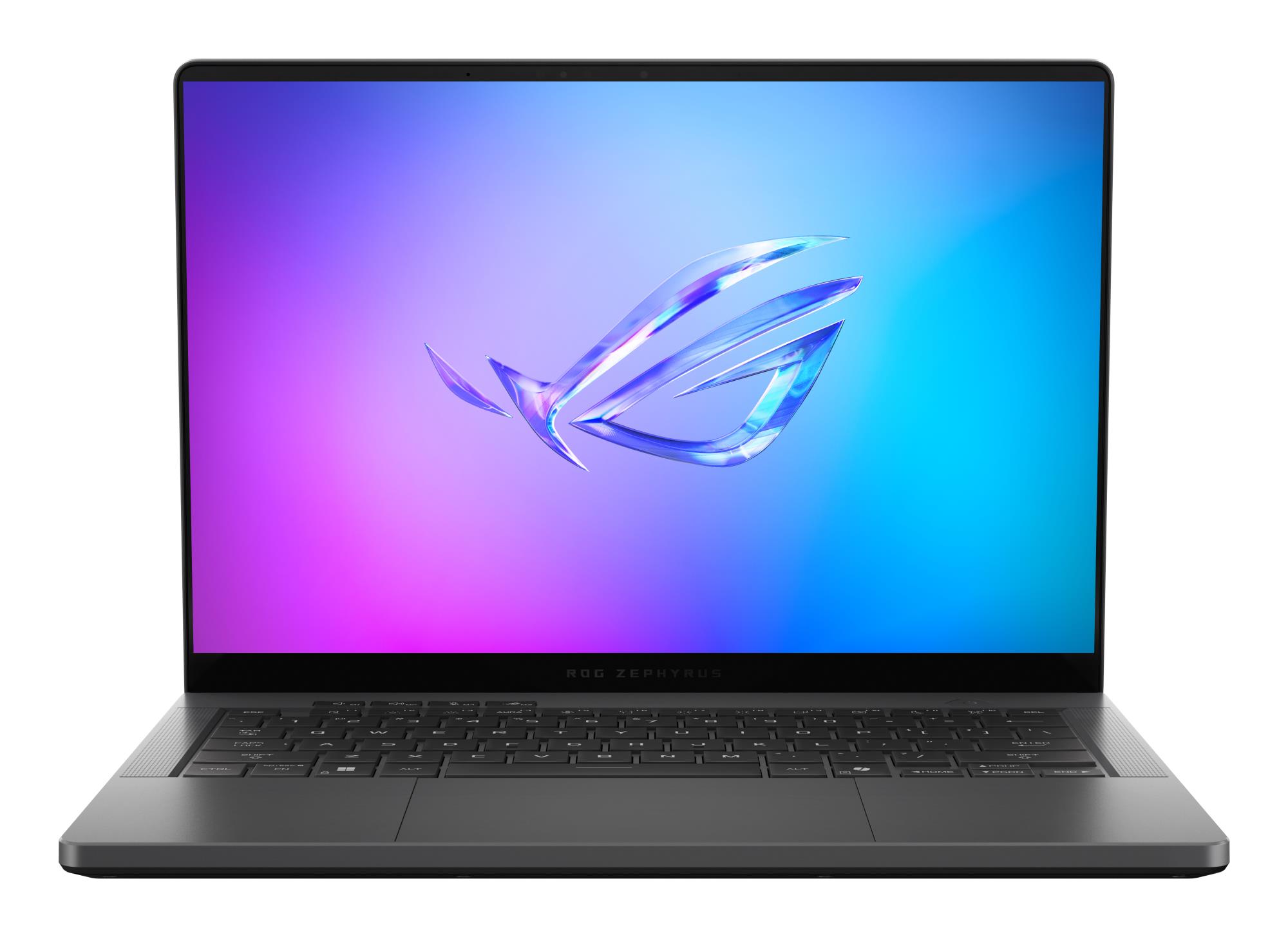 Notebook ASUS GA403UM-QS056W ROG Zephyrus CPU AMD RyzenT 9 270 4 GHz 14    2880 x 1800 pixels RAM 16 GB LPDDR5x-SDRAM SSD 1000 GB Discrete graphics NVIDIA GeForce RTX 5060 8 GB On-board graphics Yes OS installed Windows 11 Home Colour Grey Weight 1 5 kg 7500 MHz 90NR0M81-M002W0