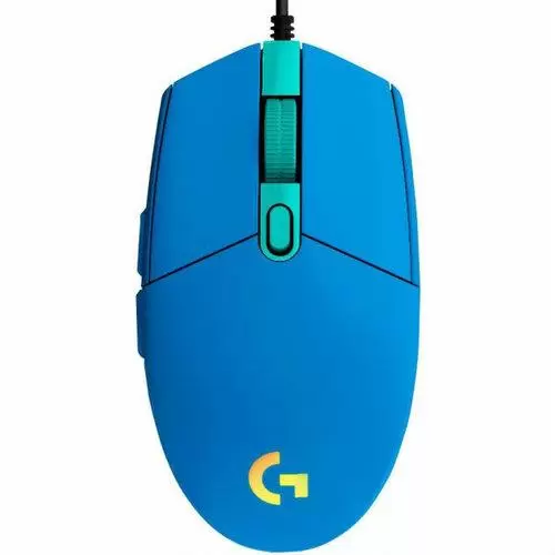 MOUSE USB OPTICAL G102 LIGHTSY BLUE 910-005801 LOGITECH