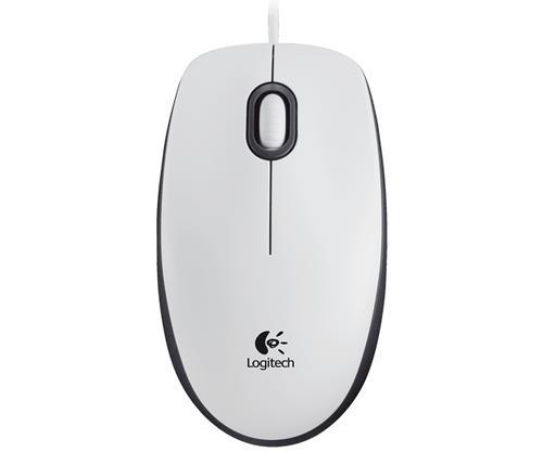MOUSE USB OPTICAL M100 WHITE 910-006764 LOGITECH