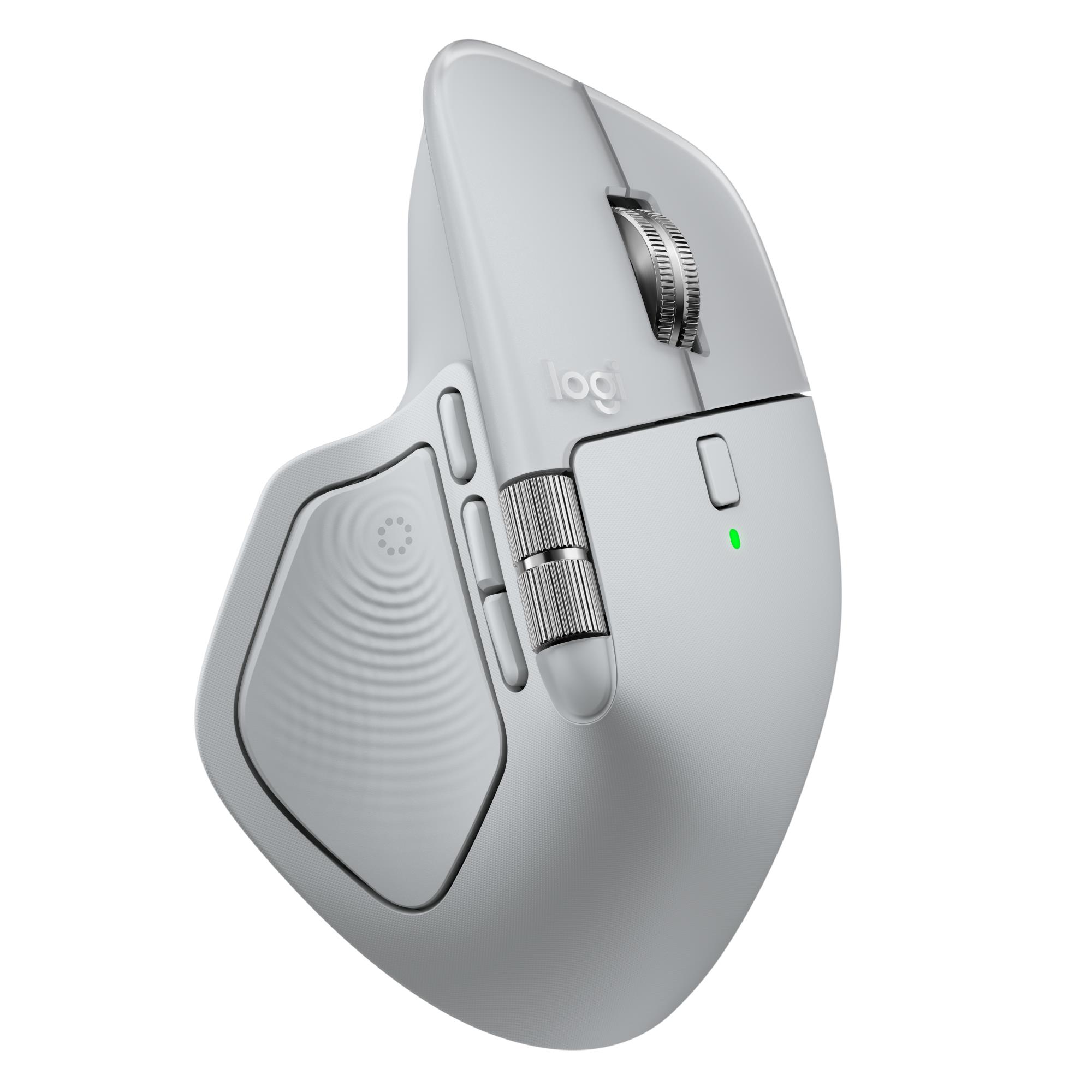 LOGI MX Master 4 Mouse Pale Grey