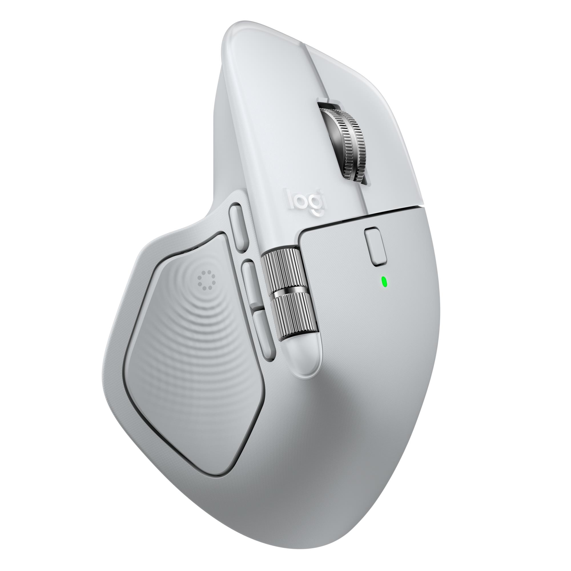 MOUSE USB WRL MX MASTER 4 WH SILVER 910-007576 LOGITECH