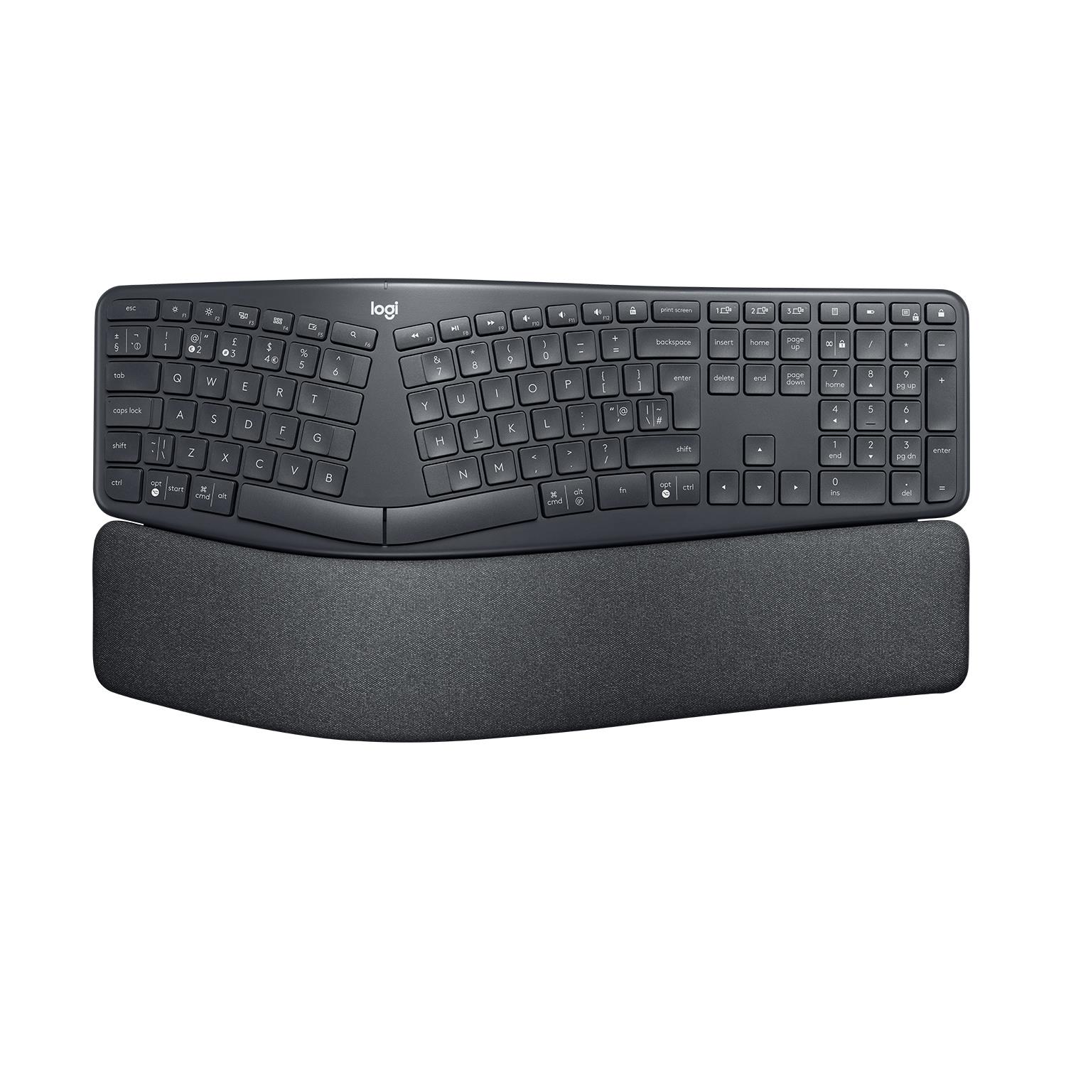 LOGI ERGO K860 KEYBOARD - GRAPHITE  US 