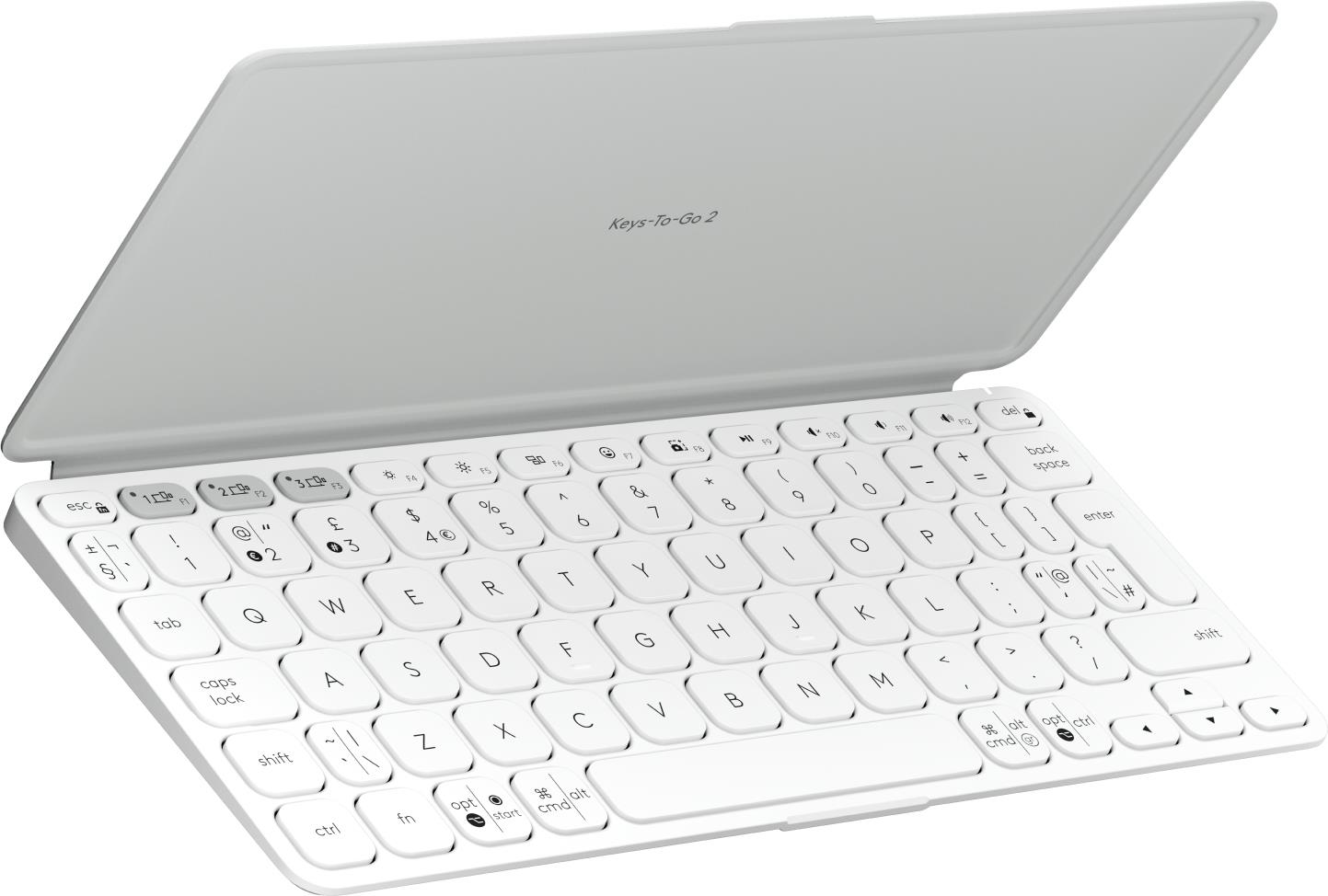KEYBOARD BLUETH KEYS-TO-GO 2 LIGHT GRAY 920-012985 LOGITECH