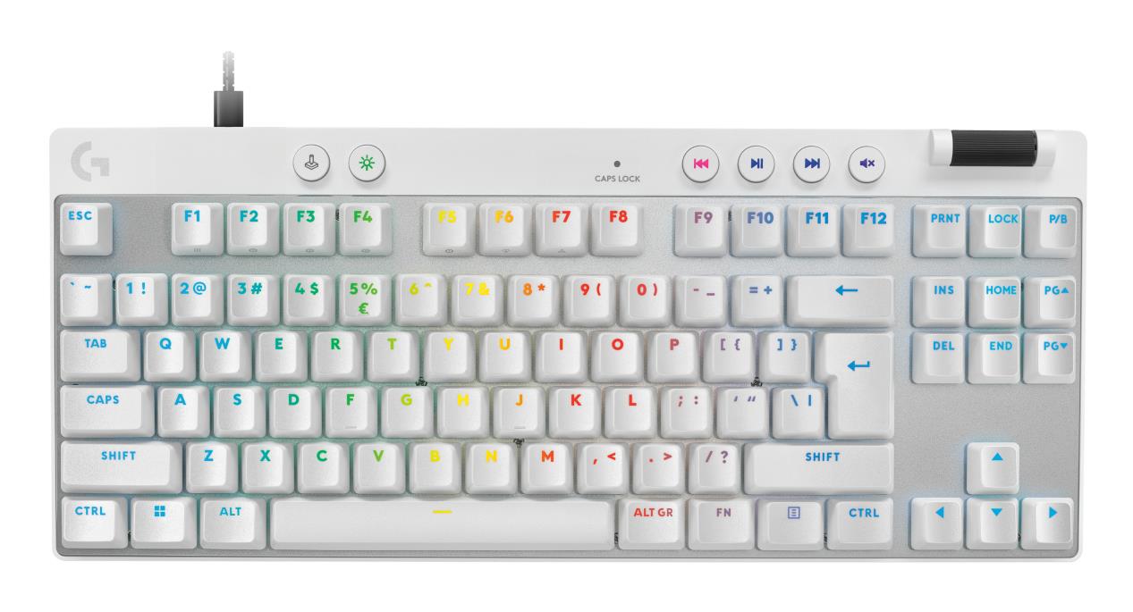 KEYBOARD PRO X TKL RAPID ENG WHITE 920-013242 LOGITECH