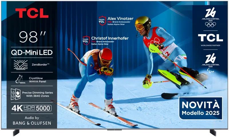 TV Set TCL 98    4K Ultra HD 3840 x 2160 pixels Flat 16 9 QLED 98Q8C