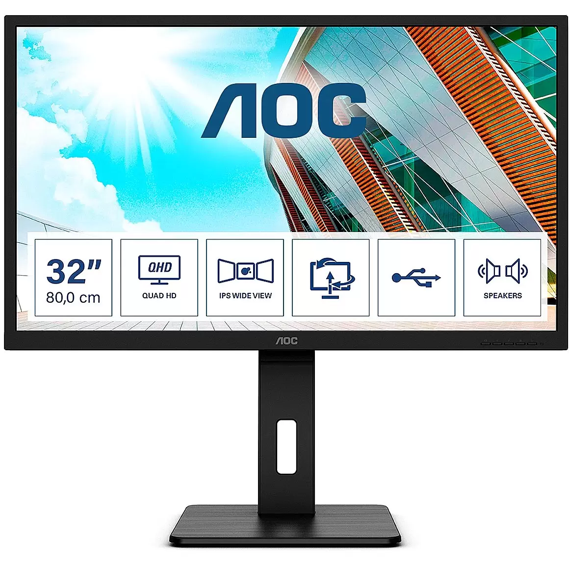AOC Q32P2CA 31.5inch QHD Display