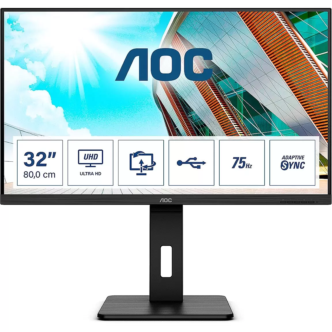 AOC U32P2CA 31.5inch VA UHD 60Hz