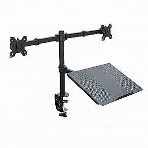ART Desk Mount For 2 LED LCD Monitors