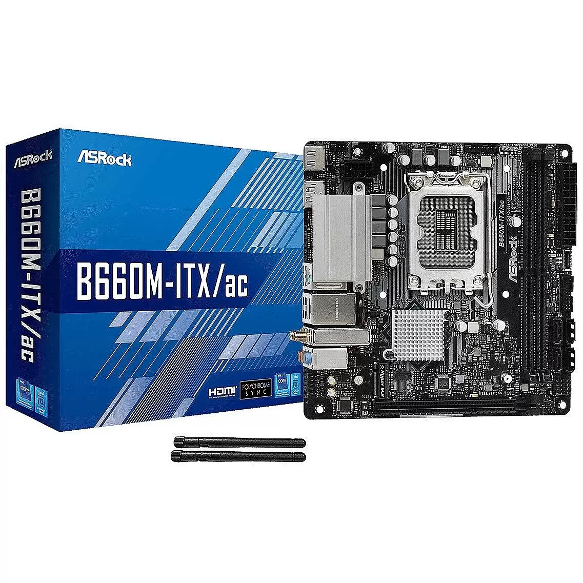 ASROCK B660M-ITX ac LGA1700 4x DDR4