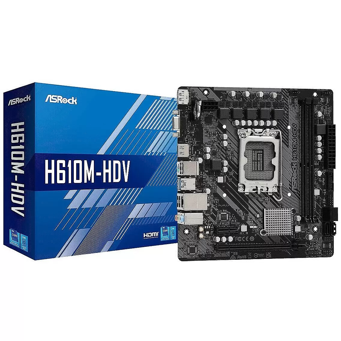 ASROCK H610M-HDV LGA1700 2x DDR4