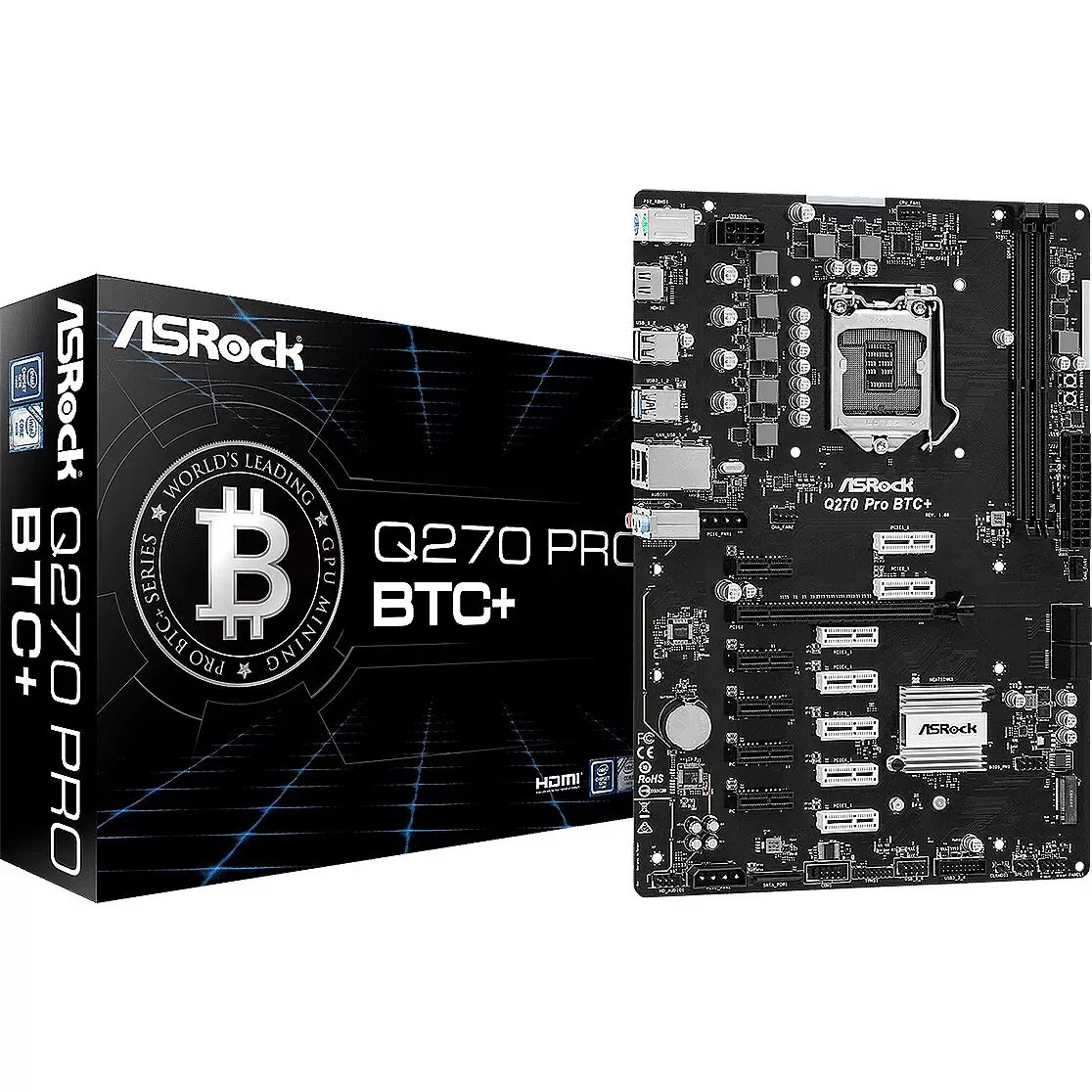 ASROCK Q270 PRO BTC+ LGA 1151